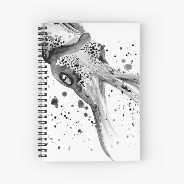 Giant squid Spiral Notebook