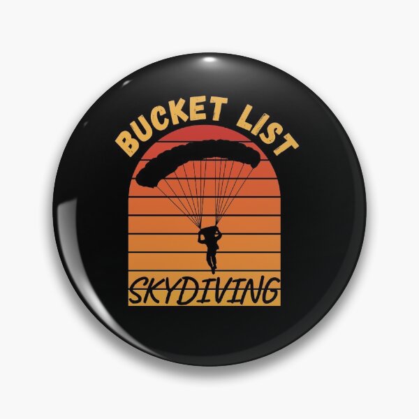 Item preview, Bucket List Skydiving, Retro Vintage Sunset designed and sold by ACC .