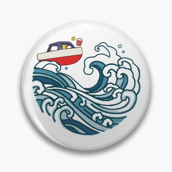 Item preview, boat on big wave Classic  designed and sold by Peppersnickers.