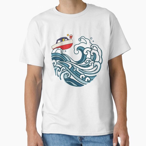 Item preview, boat on big wave Classic  designed and sold by Peppersnickers.