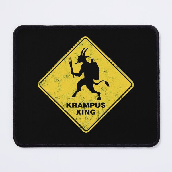 Item preview, Christmas Krampus Xing Traffic Sign designed and sold by twHistory.