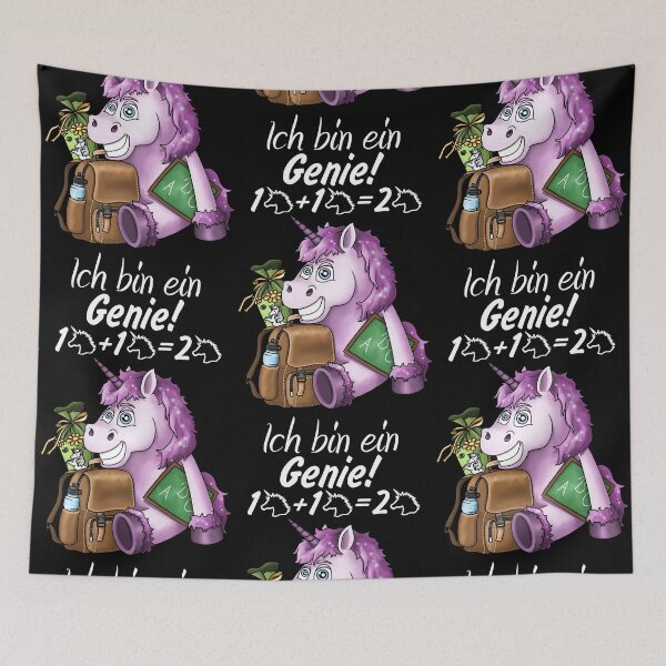 Item preview, School beginners first day of school cute unicorn with school cone designed and sold by ARTemyzz.