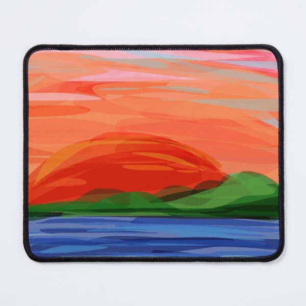 Item preview, Orange Sunset Sky Ocean Landscape designed and sold by Michelebuttons.