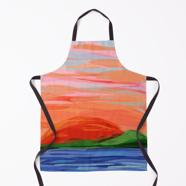 Item preview, Orange Sunset Sky Ocean Landscape designed and sold by Michelebuttons.