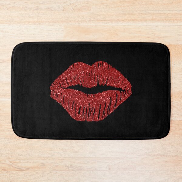 Item preview, Red Lips with Glitter designed and sold by WisdomInspired.