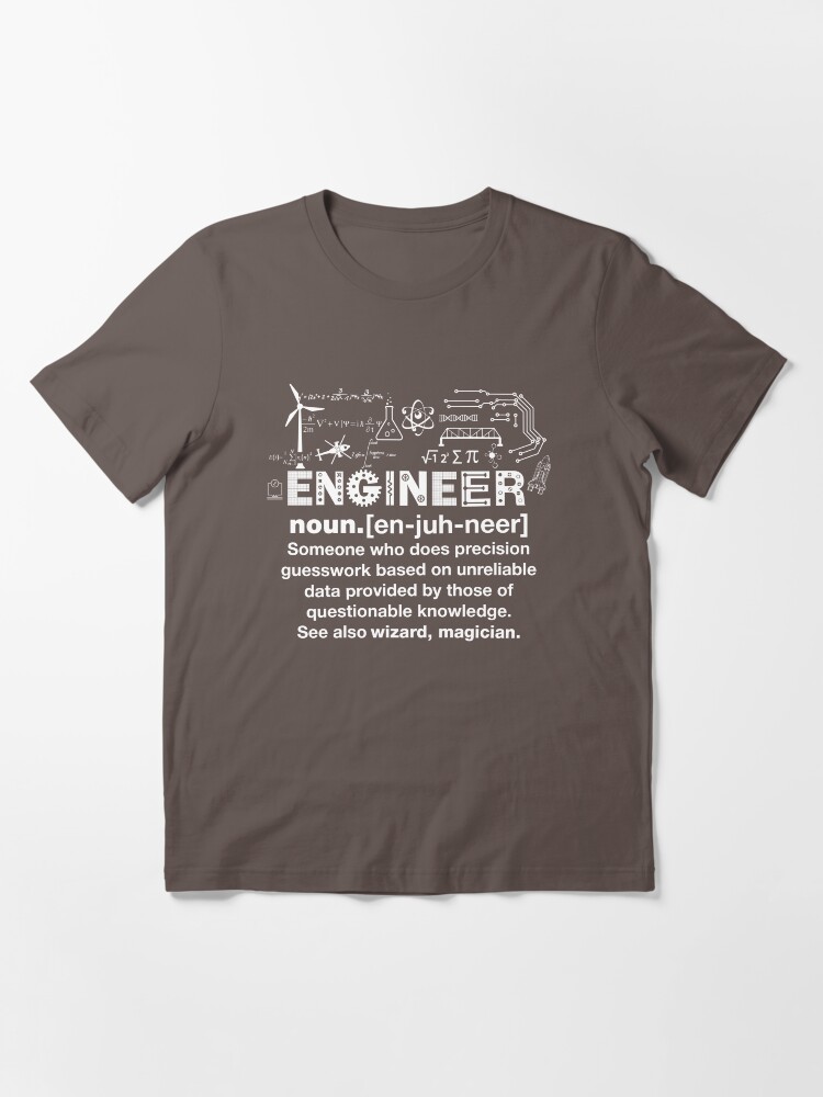 Alternate view of Engineer Humor Definition Essential T-Shirt