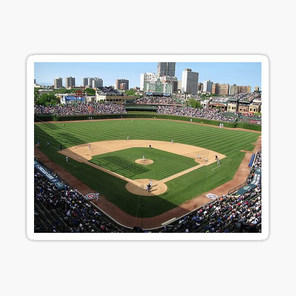 Ivy covered Outfield Wall,Distance marker for Wrigley Field Wall