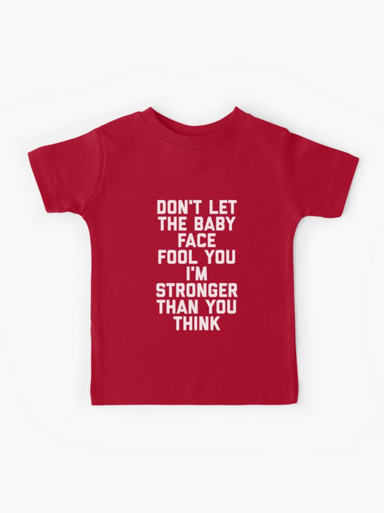 Baby best sale face shirt