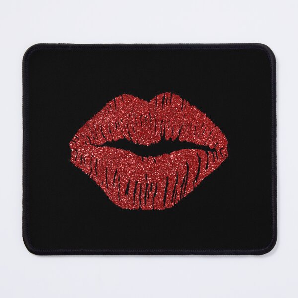 Item preview, Red Lips with Glitter designed and sold by WisdomInspired.
