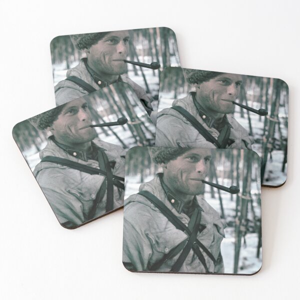 Item preview, SA-KUVA, Finnish officer at smoke break, circa 1939 Winter war. designed and sold by TBS8.