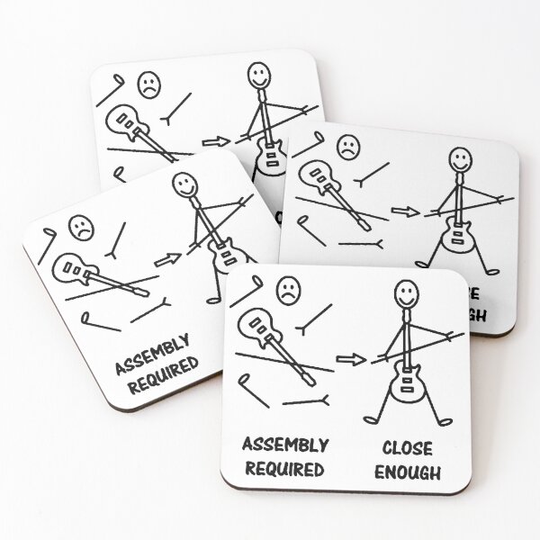 Item preview, Assembly Required Music Stick Figure Stickman Printed Funny designed and sold by DibbaDesigns.