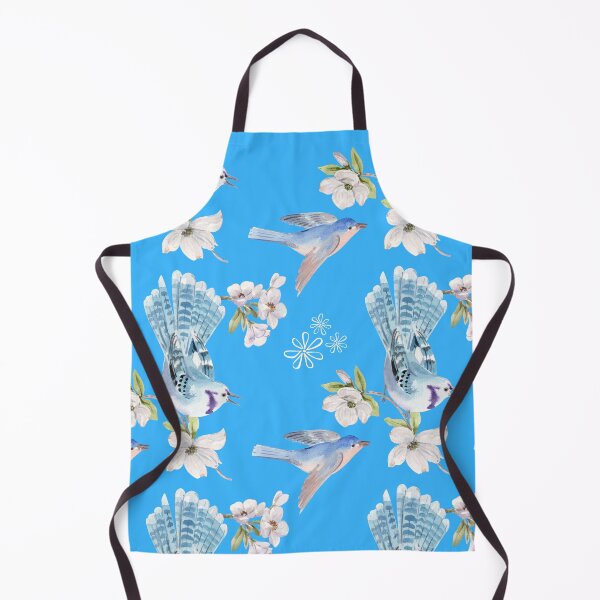 Item preview, Lively floral and birds pattern designed and sold by FloraLee23.