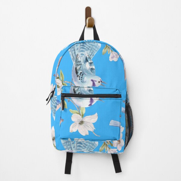 Item preview, Lively floral and birds pattern designed and sold by FloraLee23.
