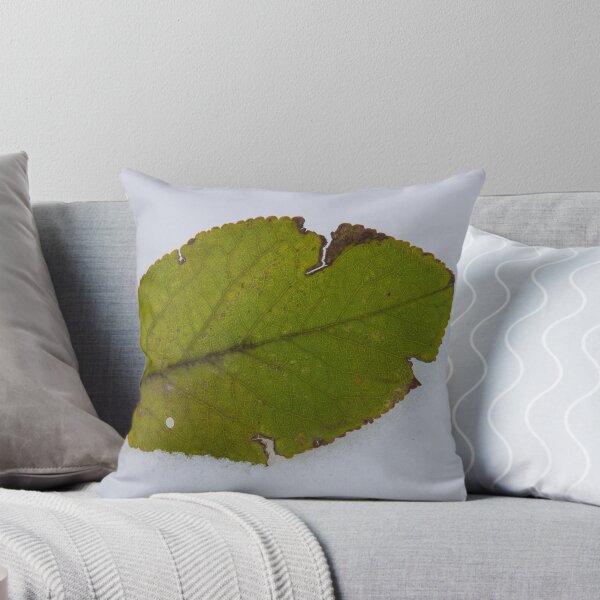 Item preview, Leaf in the Snow designed and sold by Bill Spengler's Photographic Thoughts.