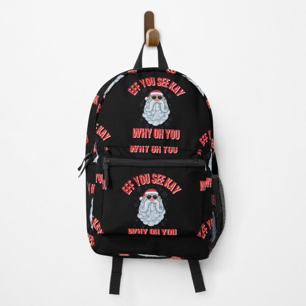 Item preview, Eff You See Kay Why Oh You Smoking Santa Bad Word Quote designed and sold by Vibbin4Life33.