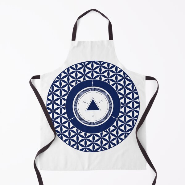 Item preview, Blue Flower of Life Mandala designed and sold by whosedream.