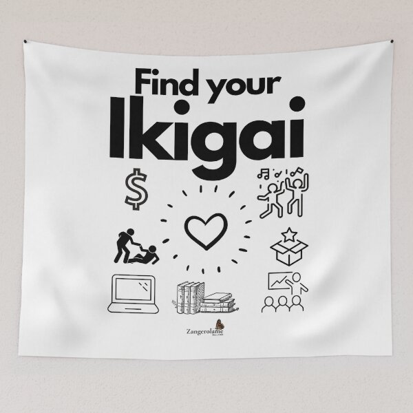 Item preview, Find your Ikigai designed and sold by FindYouByZ.