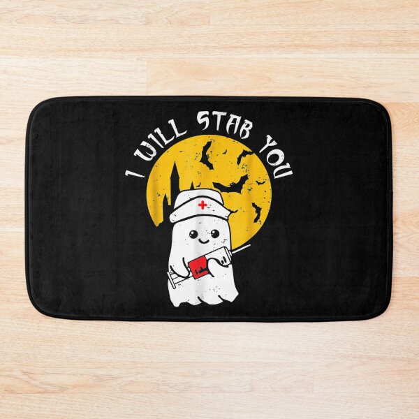 Item preview, I will stab you Nurse ghost funny Halloween Gifts idea  designed and sold by FelixRiojas.