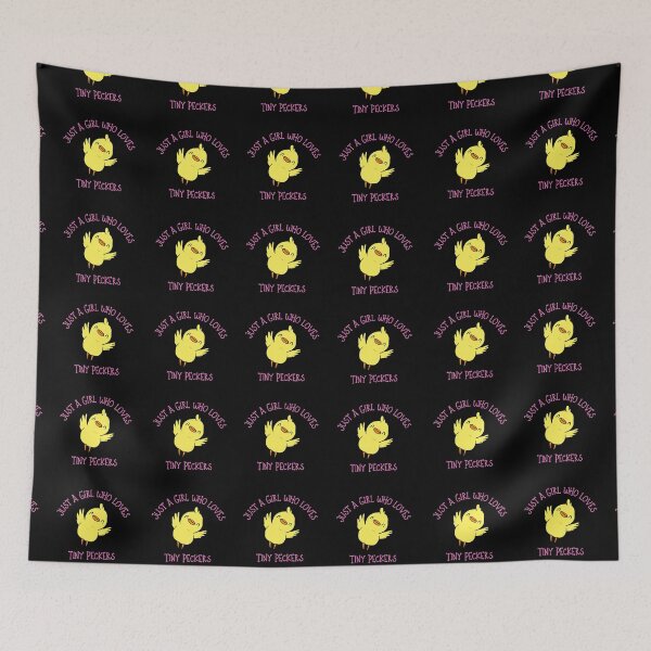 Item preview, Just a Girl Who Loves Tiny Peckers designed and sold by MamaSweetea.