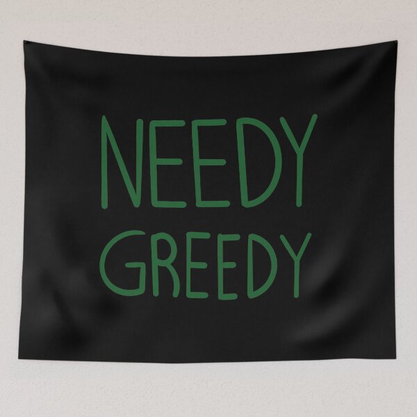 Item preview, Needy Greedy designed and sold by Facebook.com/ ArtByAmyMinori.