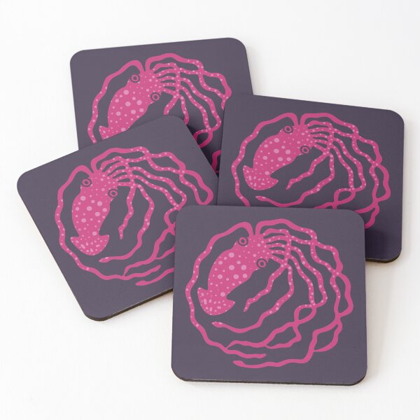 Item preview, PINK SQUID - UnBlink Studio by Jackie Tahara designed and sold by Jackie Tahara of UnBlink Studio.