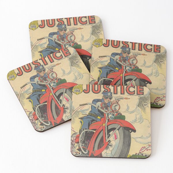 Item preview, Badge of Justice Vintage Crime Comic 40's designed and sold by Organic Creeps.