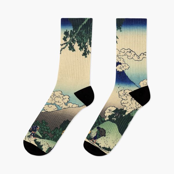 Artikelvorschau, Der Mishima-Pass von Katsushika Hokusai in der Provinz Kai entworfen und verkauft von mosfunky.