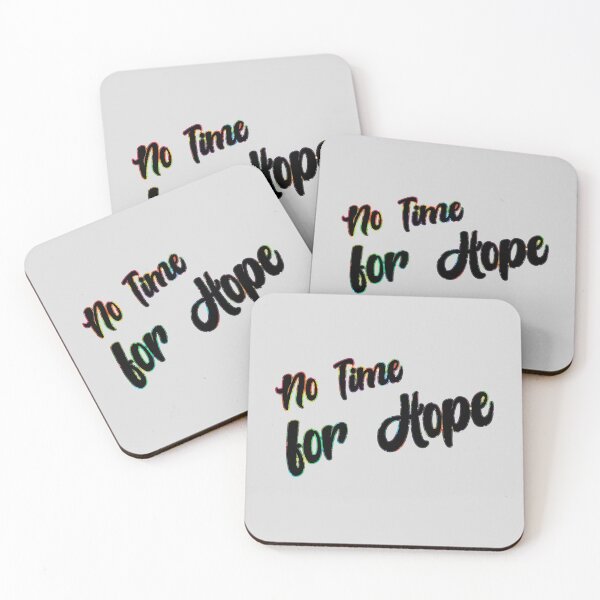 Item preview, No Time for Hope rainbow black designed and sold by Orloff.