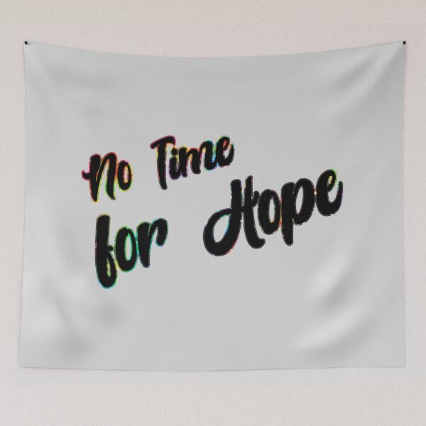 Item preview, No Time for Hope rainbow black designed and sold by Orloff.
