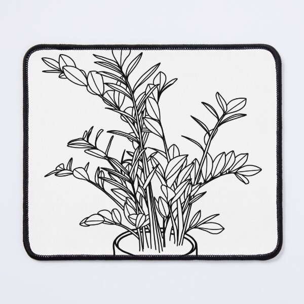 Item preview, ZZ Houseplant Line Drawing designed and sold by makesbymiss.