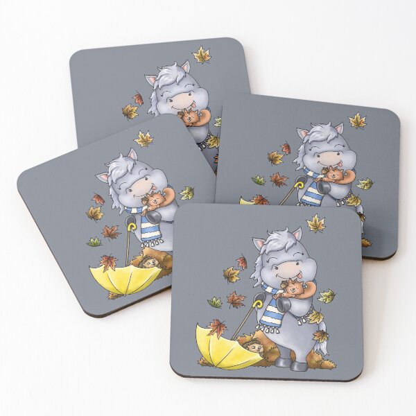 Item preview, Pony grey horse loves autumn designed and sold by ARTemyzz.