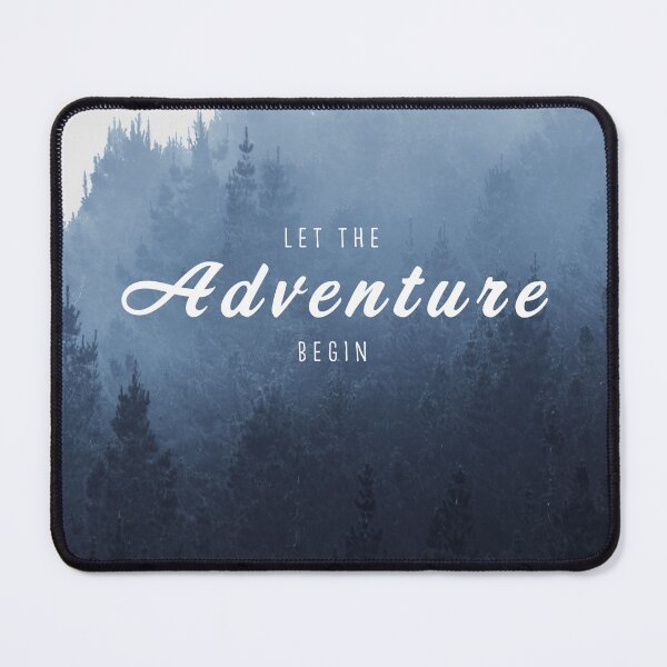 Item preview, Let The Adventure Begin - Misty Forest Landscape designed and sold by ind3finite.