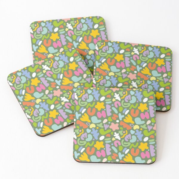 Item preview, Colorful Cute Abstract Shapes Pattern designed and sold by trajeado14.