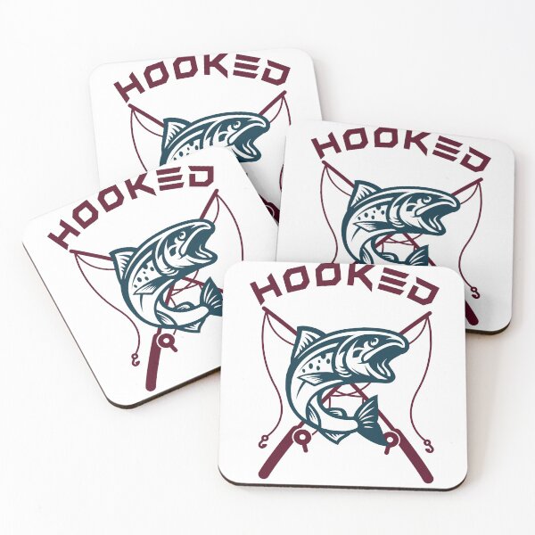 Item preview, Hooked- Fishing designed and sold by surfcrowd.