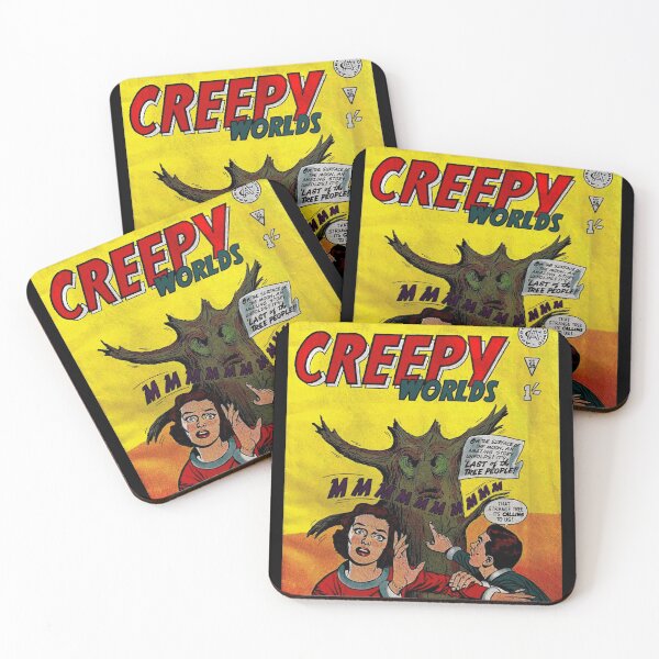 Item preview, Vintage Horror Comic Cover Spoof - Don't Date the Tree Guy designed and sold by Organic Creeps.
