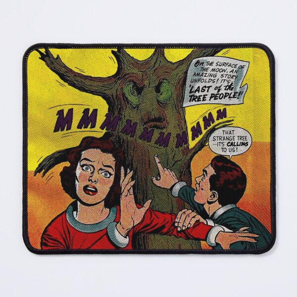 Item preview, Vintage Horror Comic Cover Spoof - Don't Date the Tree Guy designed and sold by Organic Creeps.