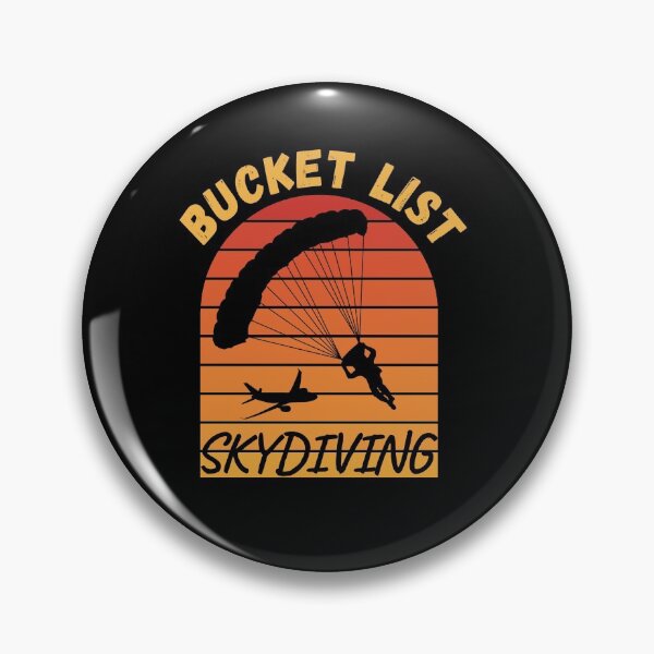 Item preview, Bucket List Skydiving, Plane, Retro Vintage Sunset designed and sold by ACC .
