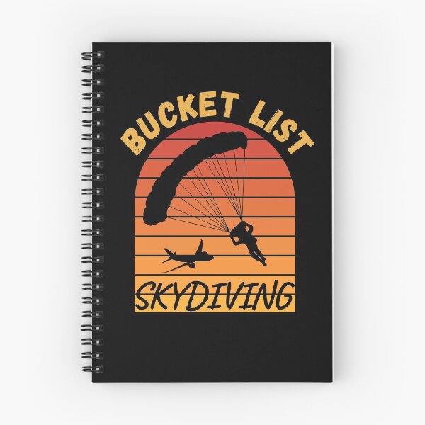 Item preview, Bucket List Skydiving, Plane, Retro Vintage Sunset designed and sold by ACC .