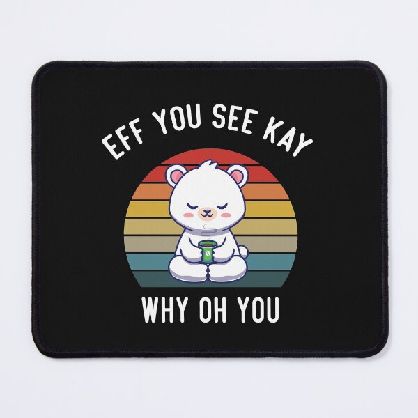 Item preview, Eff You See Kay Why Oh You Funny Vintage Yoga Lover designed and sold by bilal233.