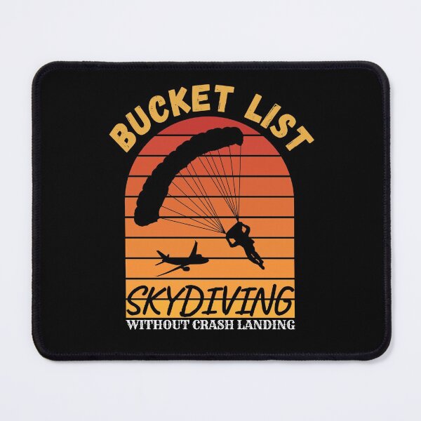 Item preview, Bucket List Skydiving Without Crash Landing, Plane, Retro Vintage Sunset designed and sold by ACC .