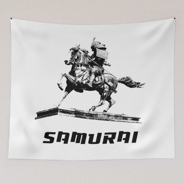 Item preview, Mounted Samurai designed and sold by BushidoZenZen.