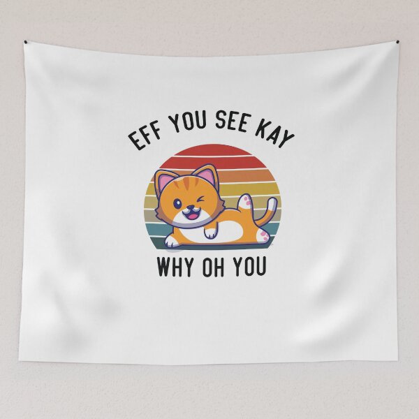 Item preview, Eff You See Kay Why Oh You Funny Vintage Yoga Lover designed and sold by bilal233.