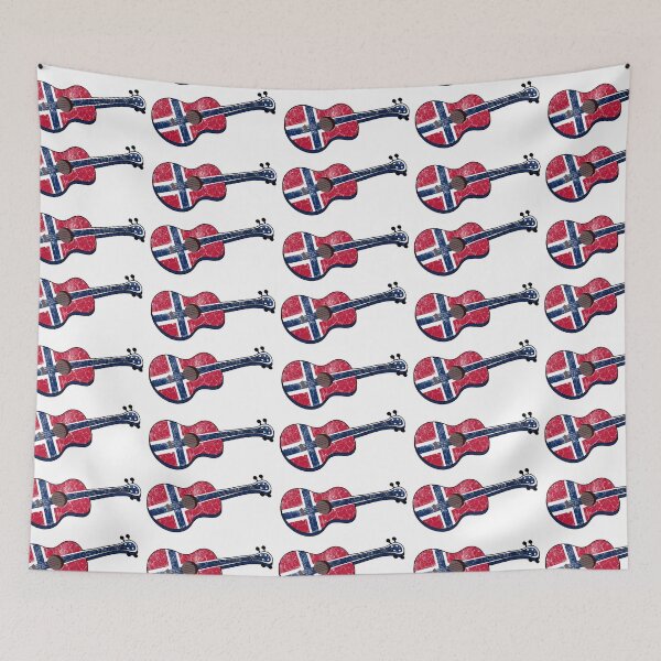 Item preview, Norsk Ukulele with the flag of Norway designed and sold by DeliriousSteve.