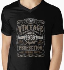 Made In 1959 Birthday Gift Idea Men's V-Neck T-Shirt