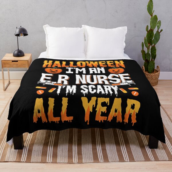 Item preview, Halloween I'm An E.R Nurse I'm Scary All Year Pumpkin designed and sold by GarrickShop.