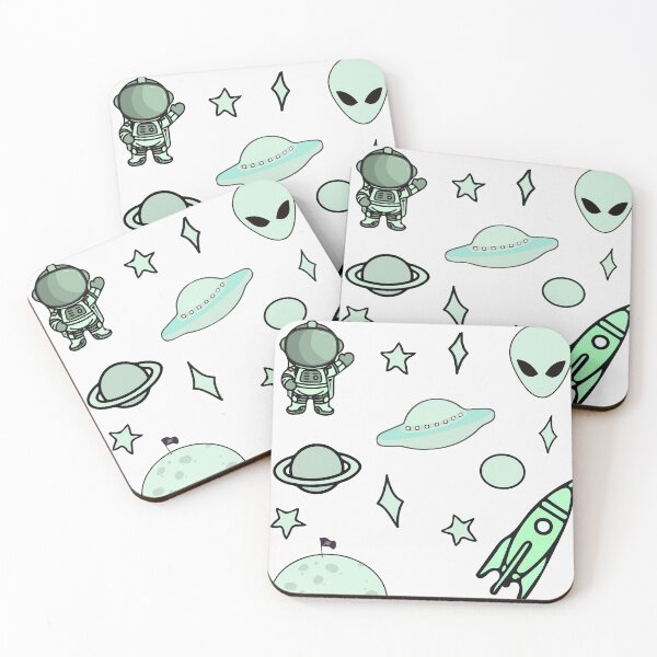 Item preview, Space Aesthetic Pastel Green Set designed and sold by Artbysaeme.