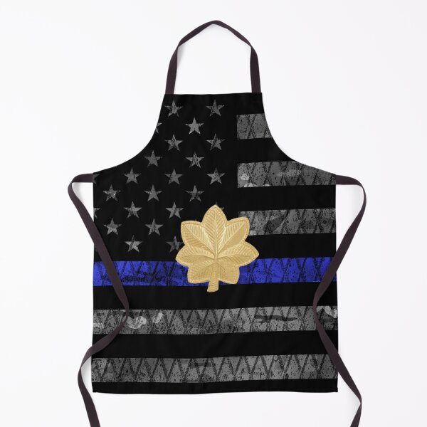Item preview, Major Thin Blue Line Distressed Flag designed and sold by Jared Davies.