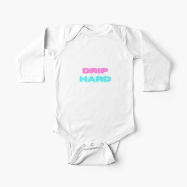 Drip Long Sleeve Baby One Piece Redbubble