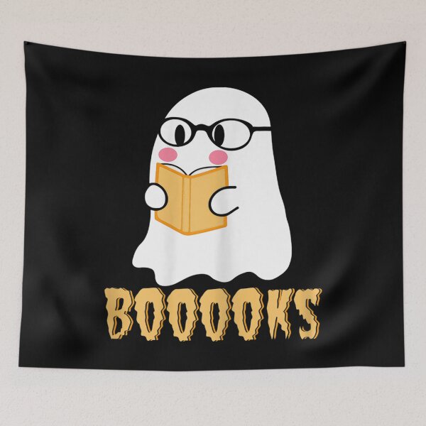 Item preview, Ghost Booooks Halloween Boo Teacher And Kids Reading Books  designed and sold by GiselleShop.