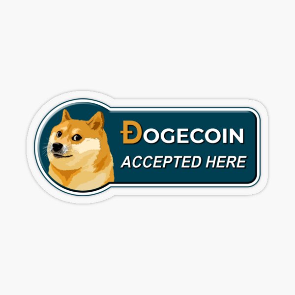 Doge Sticker, Doge Dog Sticker, Doge Meme Sticker, Doge Crypto, Dogecoin  Cryptocurrency Sticker, to the Moon Sticker, Transparent Sticky -   Israel